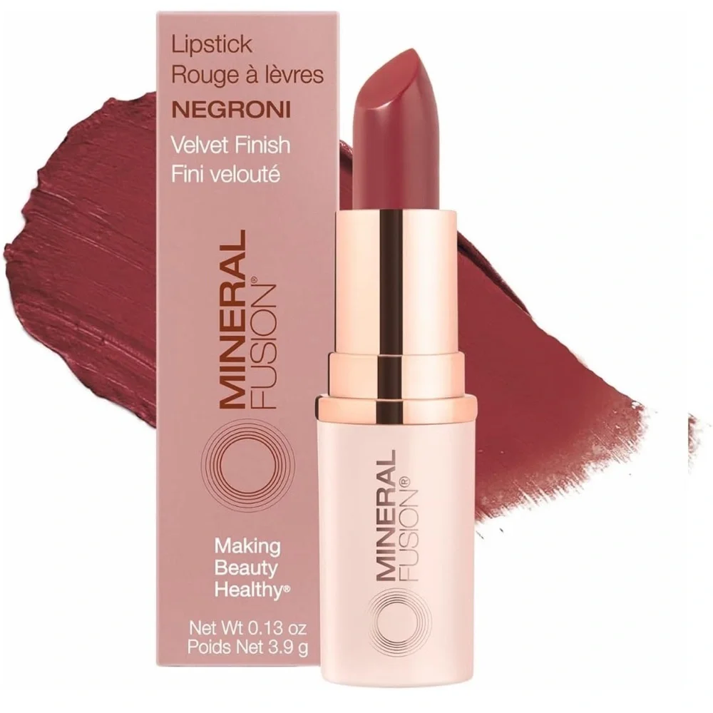 NWT Mineral Fusion Velvet Finish Negroni Lipstick